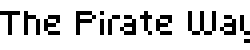 Font : reaktro6-Condensed Custom Text : The Pirate Way Test your own text here Click to download or to view this font on a tshirt that can be custom printed in Bali