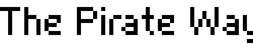 Font : reaktro7-condensed Custom Text : The Pirate Way Test your own text here Click to download or to view this font on a tshirt that can be custom printed in Bali
