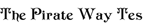 Font : redraw3a Custom Text : The Pirate Way Test your own text here Click to download or to view this font on a tshirt that can be custom printed in Bali